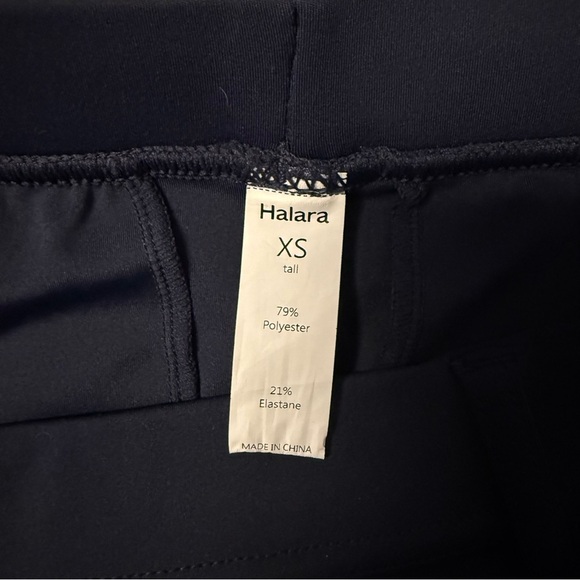 Halara XS Tall Navy Wide Leg Pants 02857107 | High Rise Stretch Dress Trousers - Picture 4 of 8